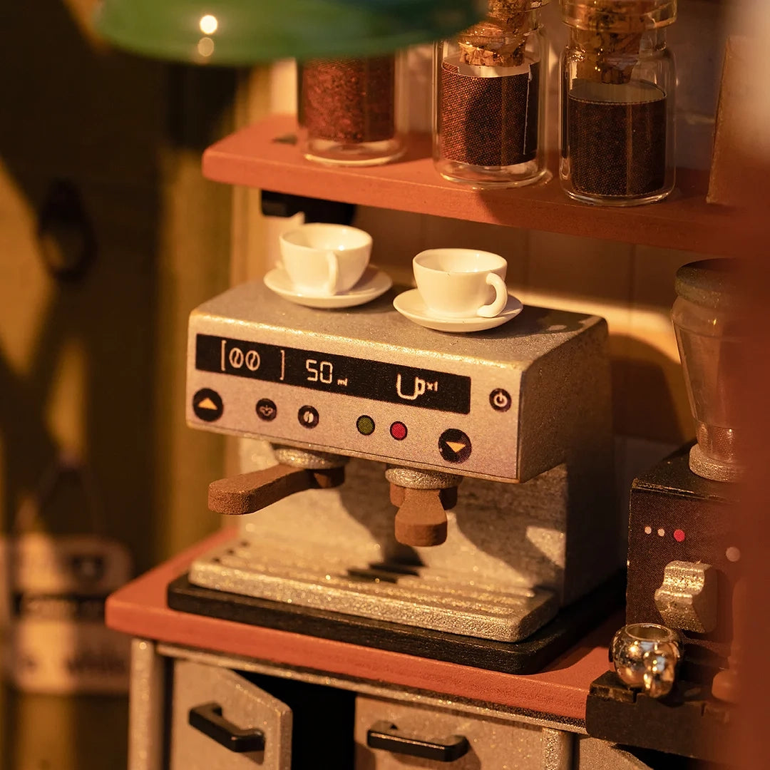 RoLife DIY Miniature House Slow Life Café