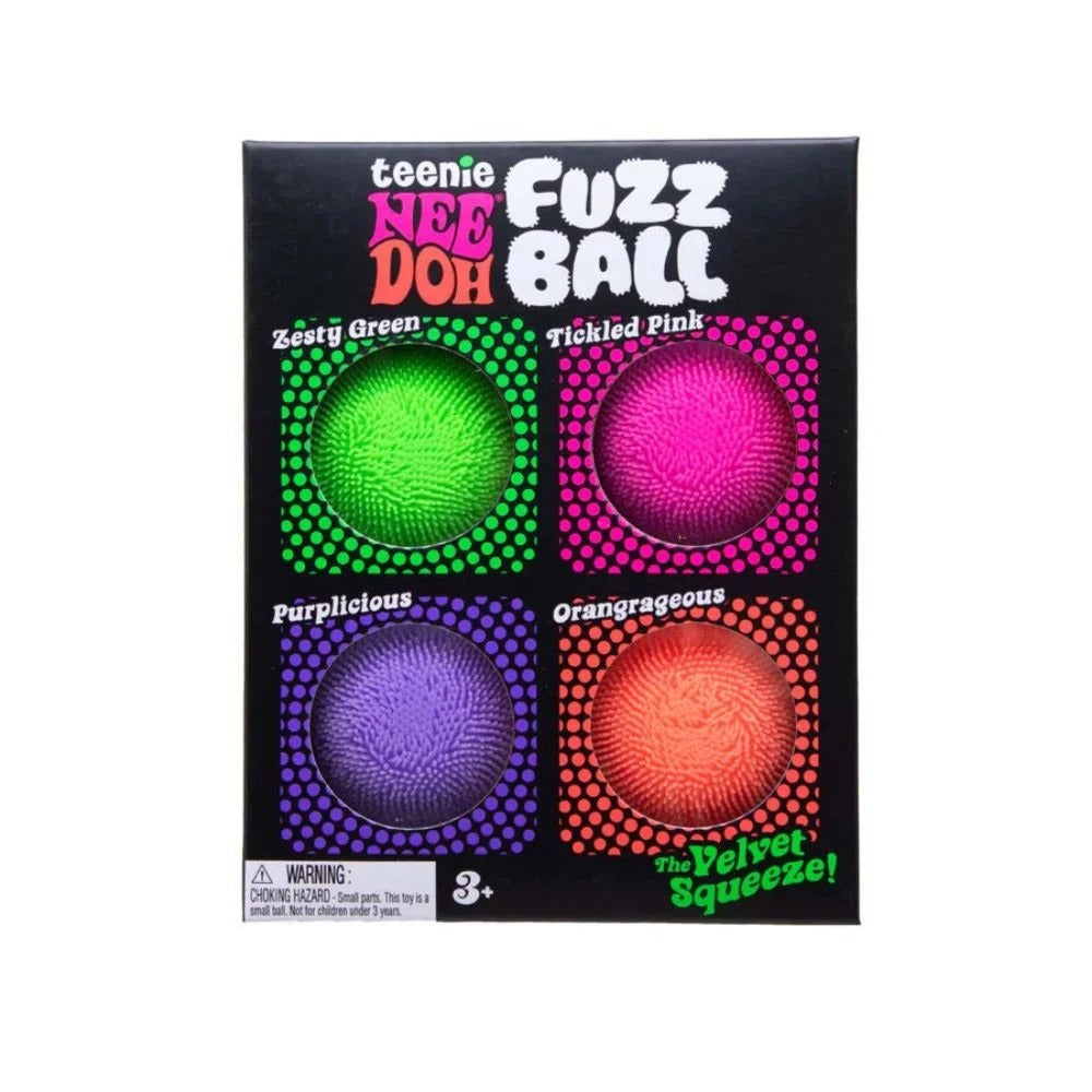 Teenie NeeDoh Fuzzball 4 Pack