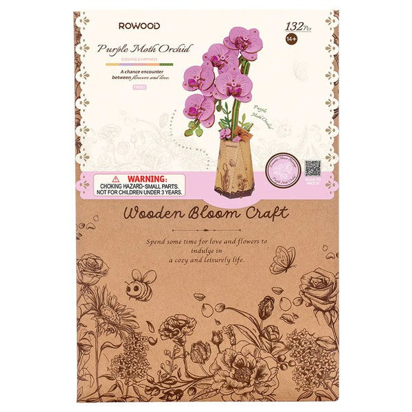 Rolife Purple Moth Orchid