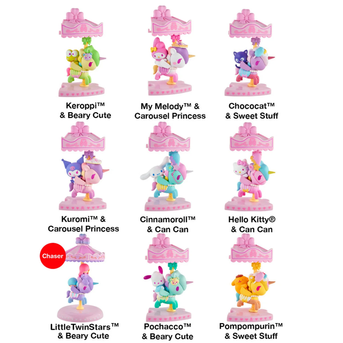 Tokidoki x HKF Sweet Pink Carousel Blind Box