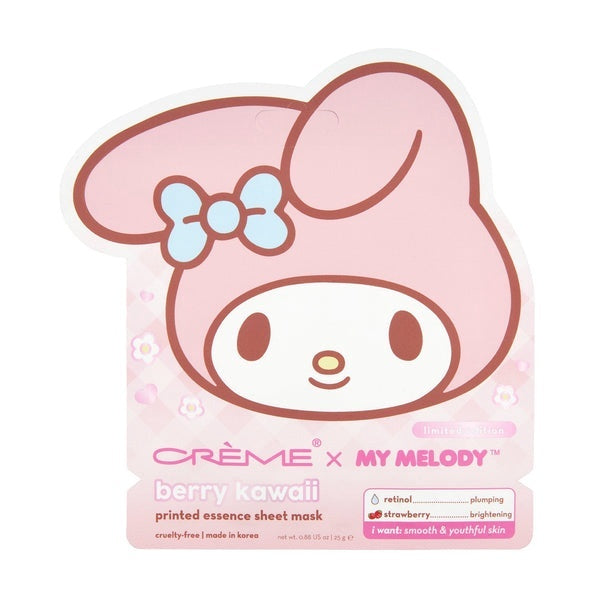 TCS SANRIO My Melody Printed Essence Sheet Mask (Berry