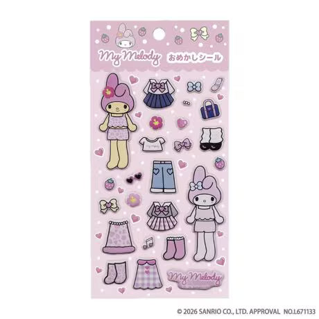 My Melody Dress Up Sticker
