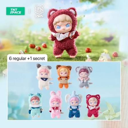 TNTSPACE Dora Fuzzy Animal Institute Series VINYL plush
