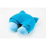 Blue head cushion