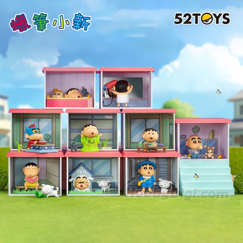 52TOYS Crayon Shin-Chan Home In Kasukabe blind boxy