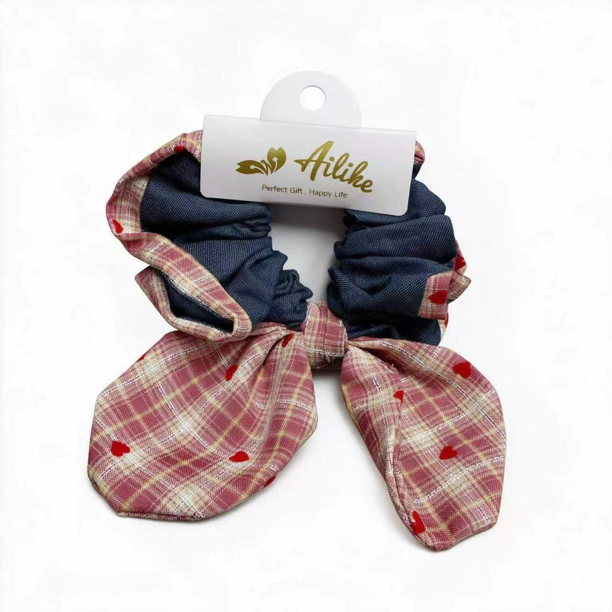 AiLike Heart Rabbit Hair Srunchie