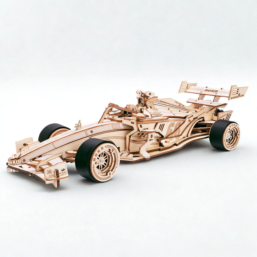 Kit Costruzione Legno FSC Quay Formula 1 – Modellino Da Montare 24x15x8 Cm