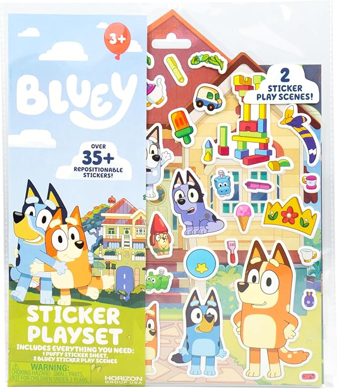 BLUEY STICKER & ACTIVITY PLAYSET