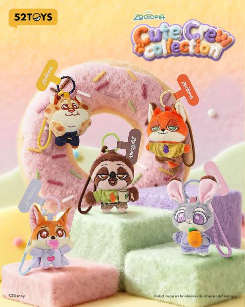 52Toys Zootopia Cute Crew Collection Plush Blind Box