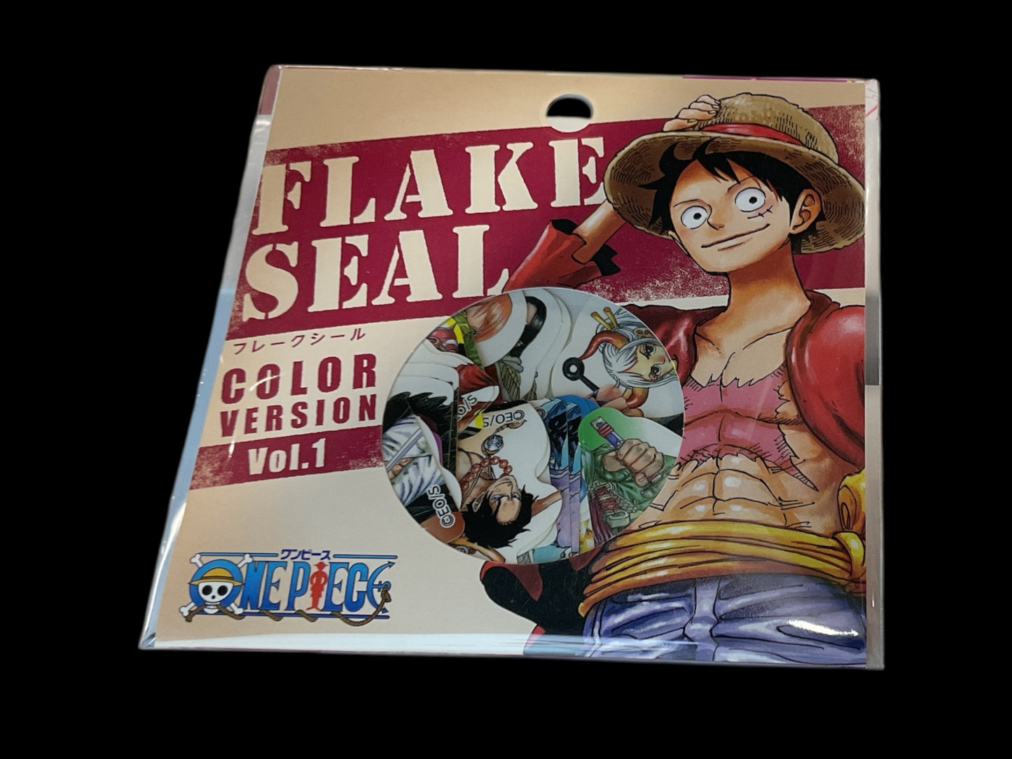 One piece Flake seal stickers