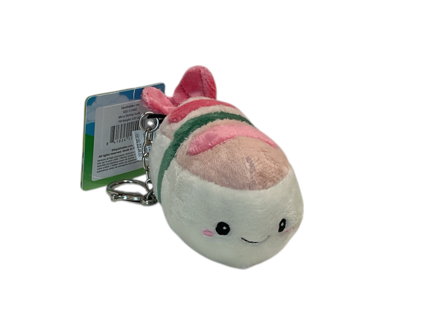 Micro Shrimp Sushi keychain