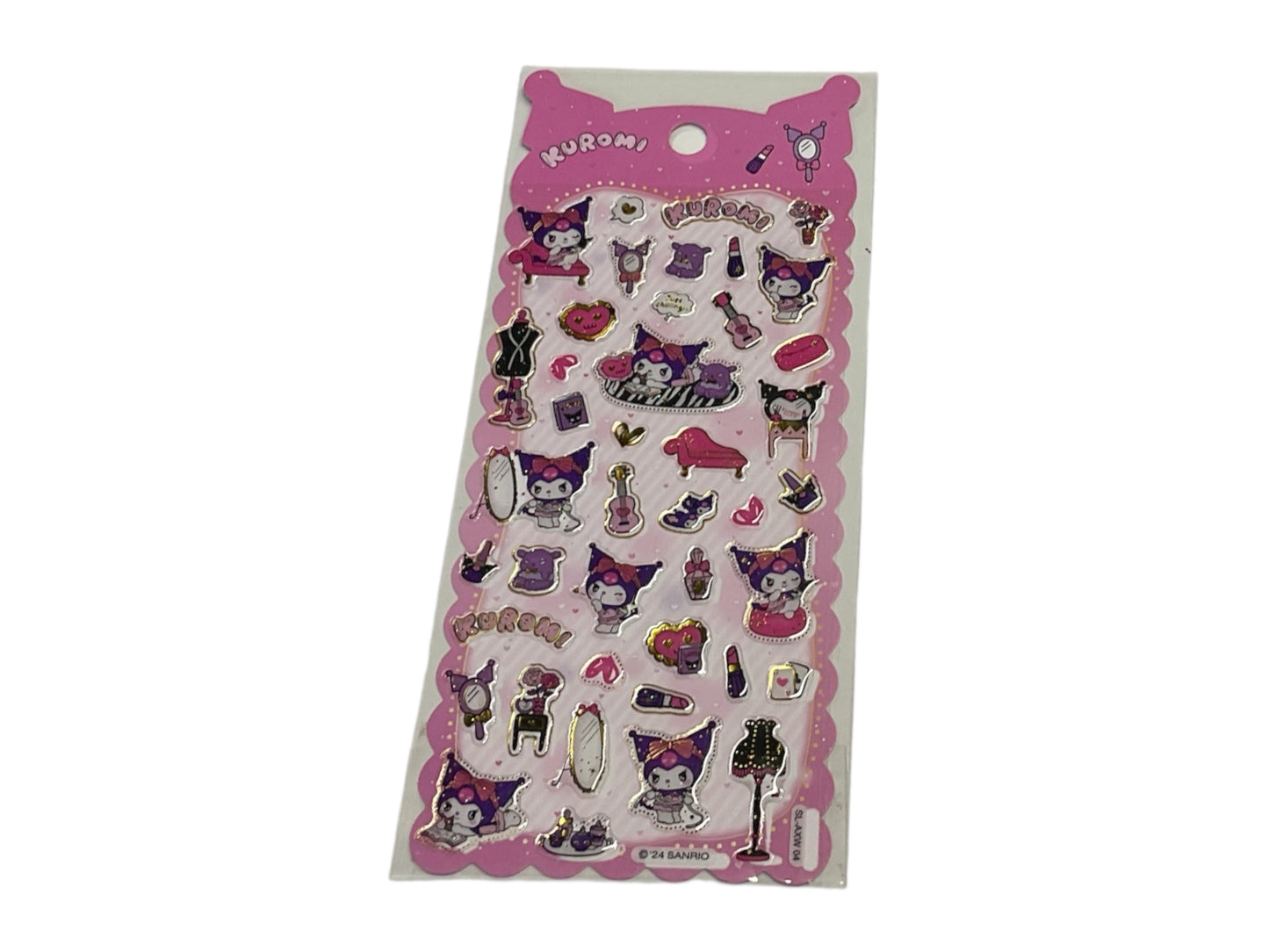 SANRIO PINK&PURPLE STICKER_KU