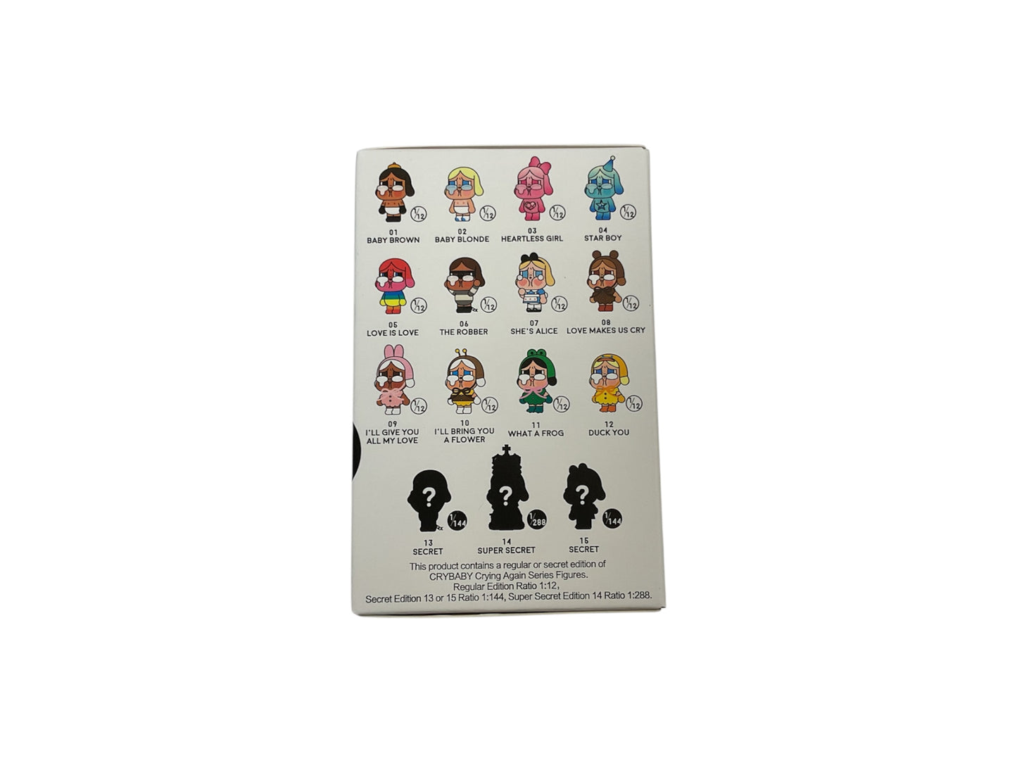 PopMart crybaby crying again series figures