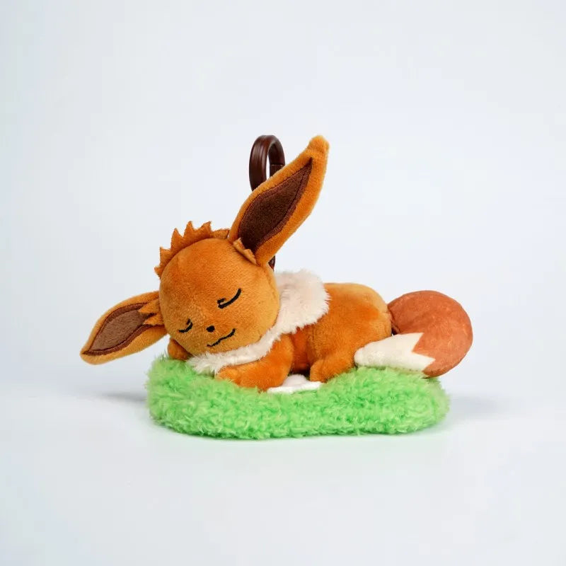 Pokemon sleeping Eevee Plush Keychain