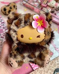 Hello kitty brown sun kissed cheetah