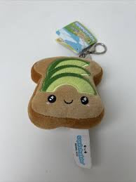 Squishable Comfort Food Avocado Toast plush keychain