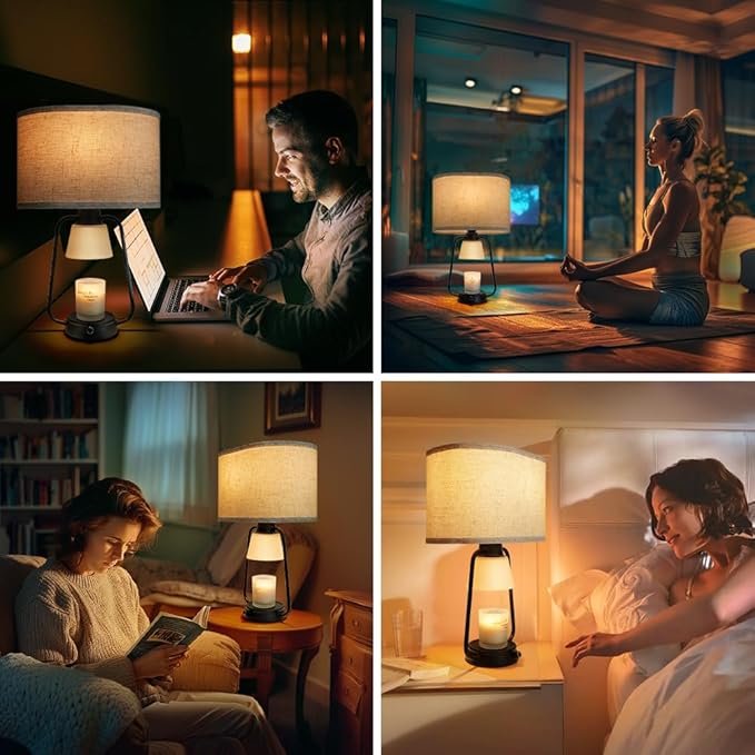 Multipurpose Candle Warmer and Table Lamp
