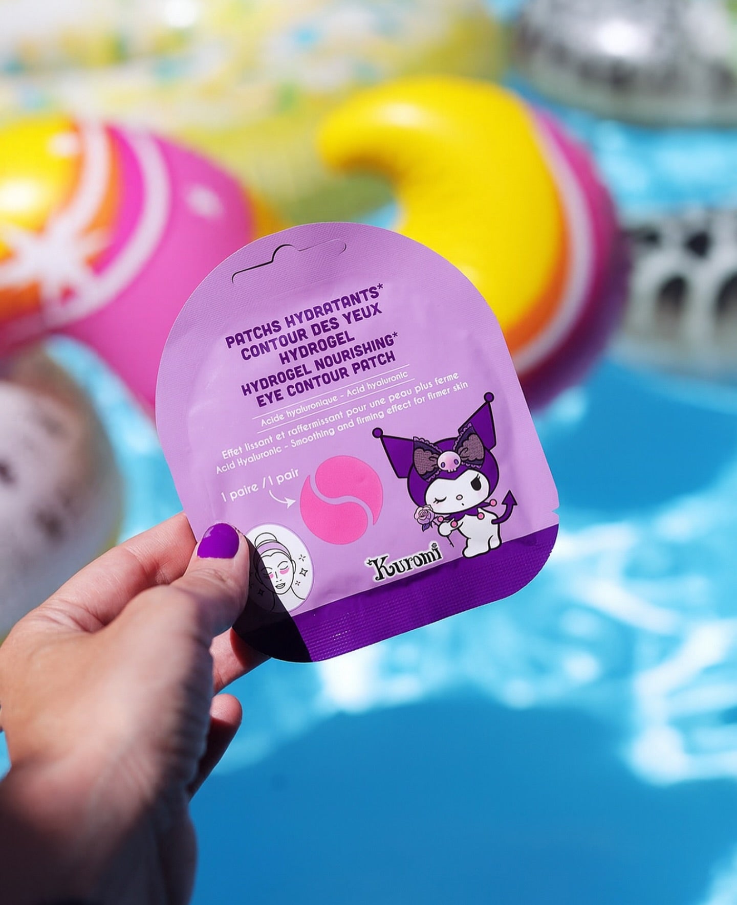 TCS SANRIO Kuromi Hydrogel Under Eye Patches