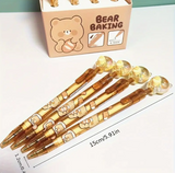 Bear Baking Crystal Press Pen