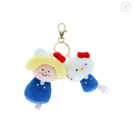 Japan Mizutama × Sanrio Plush Keychain - Hello Kitty