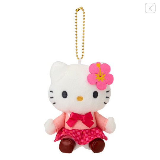 Japan Sanrio Mascot Holder - Hello Kitty : Heisei Kogal Collection Pink