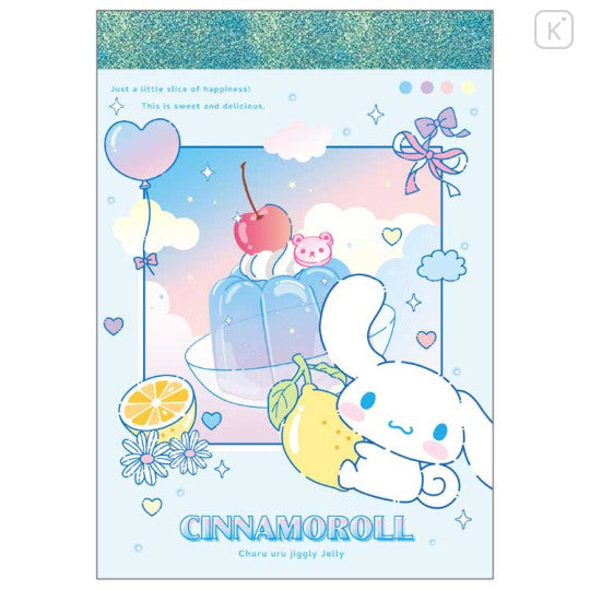 Japan Sanrio Mini Notepad - Cinnamoroll : Dessert Jelly