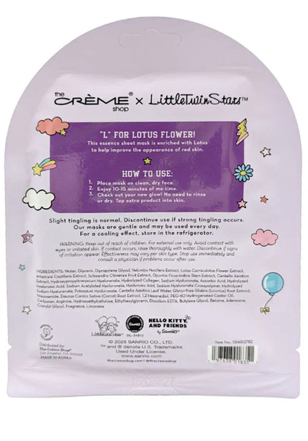 THe Creme x Little Twin Stars Sheet Mask