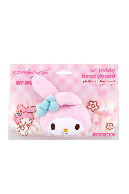 The Creme Shop x MyMeody Kuromi 3D Teddy Headyband Plushie Spa Headband