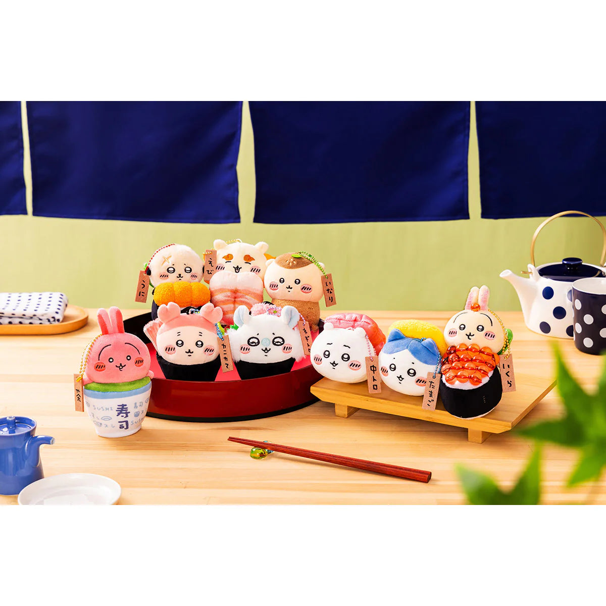 Shisa : Chiikawa Sushi Shrimp Keychain