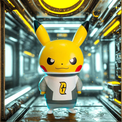 Team Galactic Villain Pikachu Figure