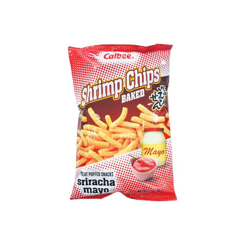 Calbee Shrimp Chips Baked – Sriracha Mayo Flavor