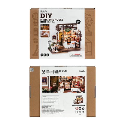RoLife DIY Miniature House Slow Life Café