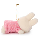 Miffy : Sleeping Friend Pinky Keychain