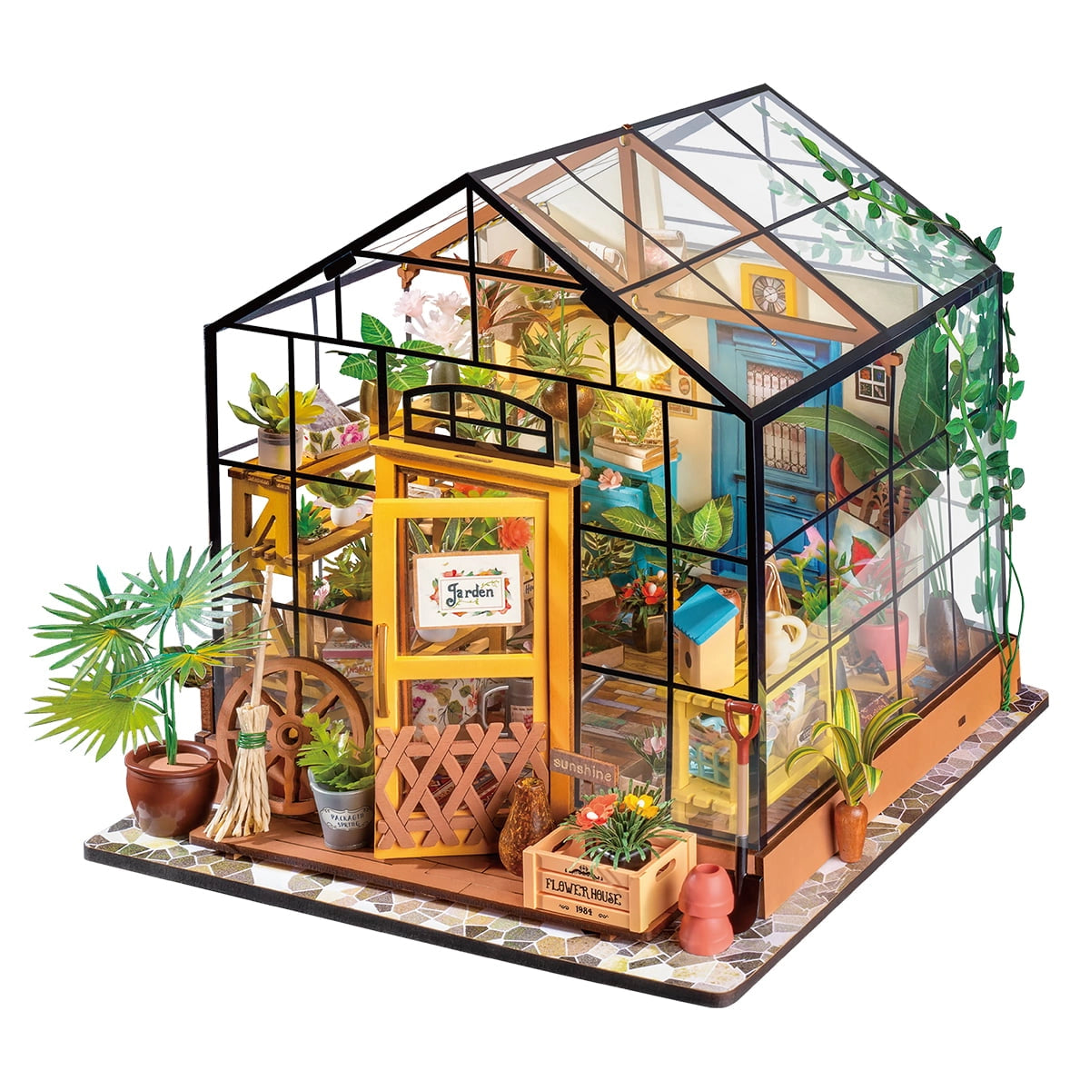 RoLife DIY Miniature House Cathy's Flower House