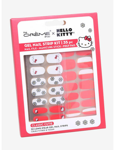 The Creme Shop X Hello Kitty Gel Nail Strip Kit 35 pc (Classic Cutie)