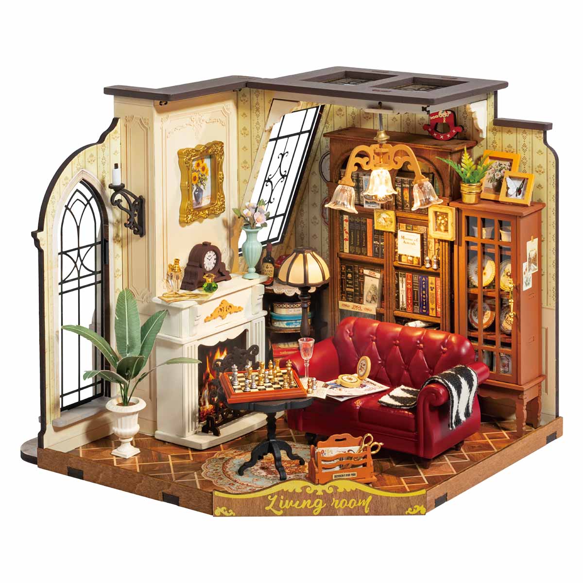 RoLife DIY Miniature House Catherine's Living Room