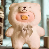 lulu pig good times series plastic face plush pendant