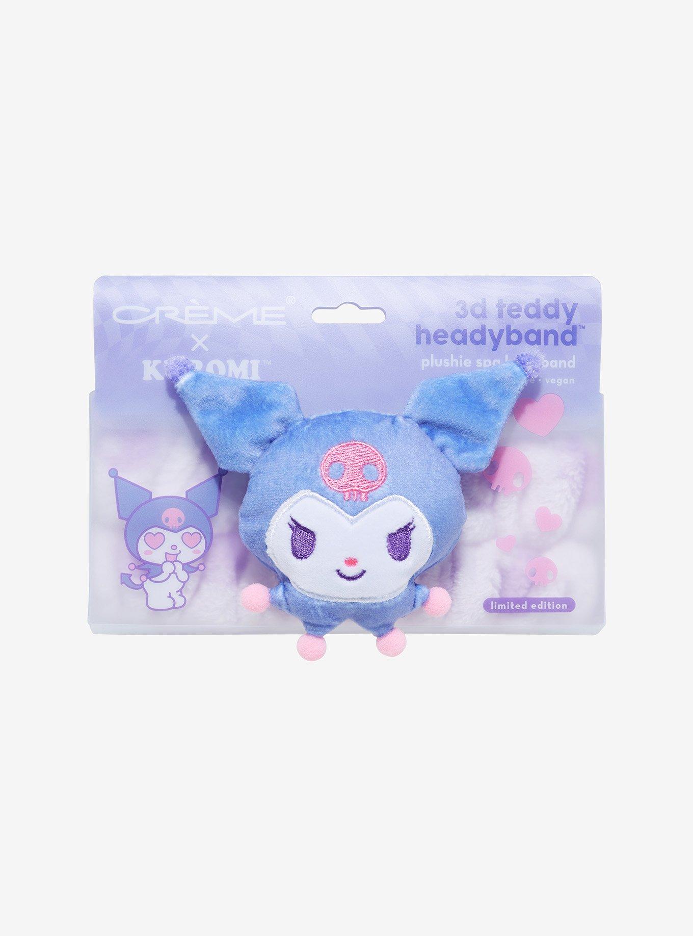 The Creme Shop x MyMeody Kuromi 3D Teddy Headyband Plushie Spa Headband