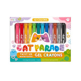 Cat Parade Gel Crayons- Set of 12