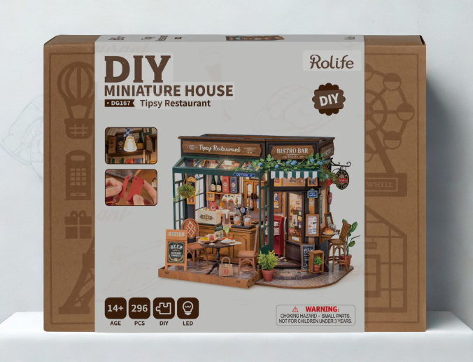 RoLife Tipsy Miniature Restaurant