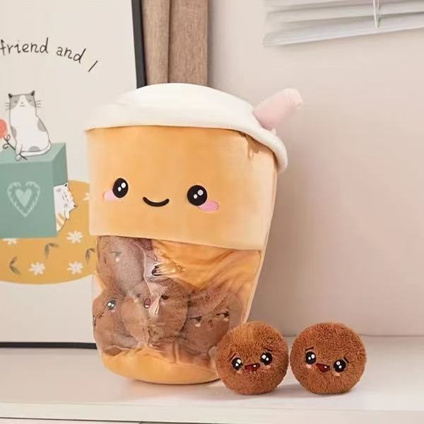 AiJoyTop Bag of Boba Balls Pillows