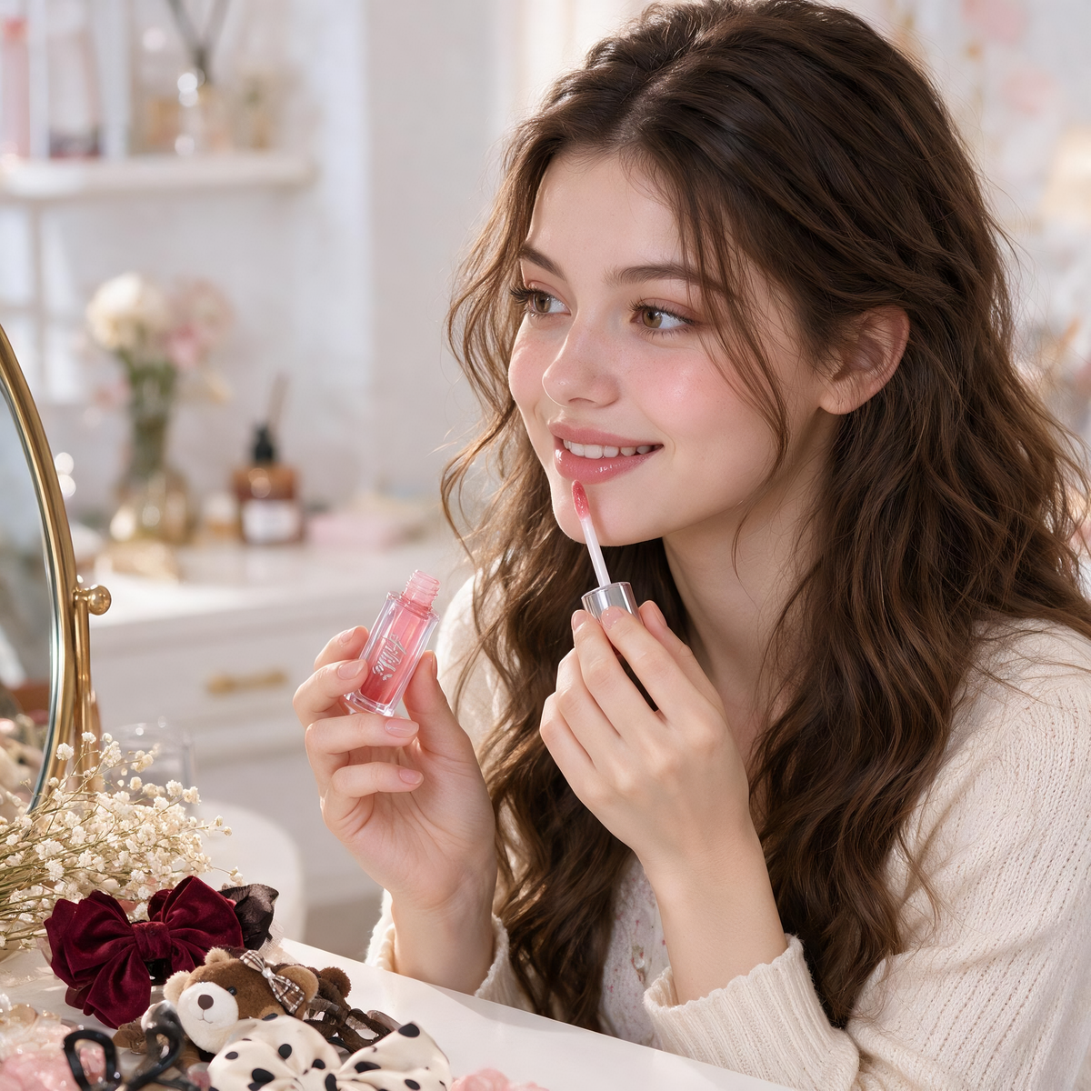 AiLike Lip Gloss - Rose Pink