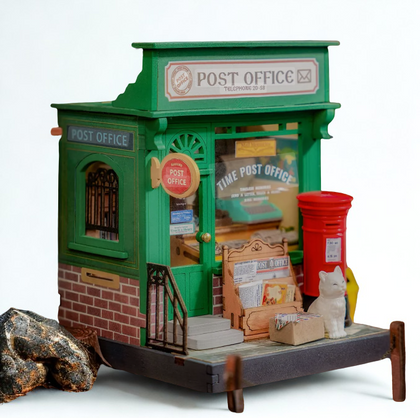 Rolife Miniature Post Office - DIY Buildable Model