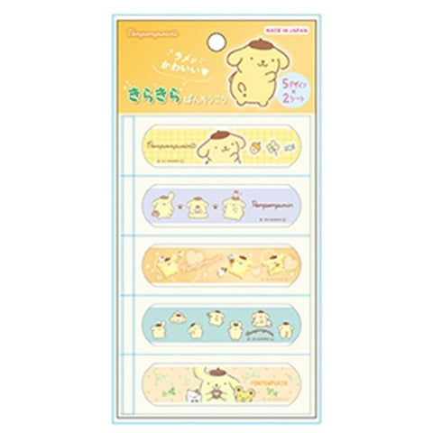 Sanrio Glitter Bandage PomPom Purin 10Pc