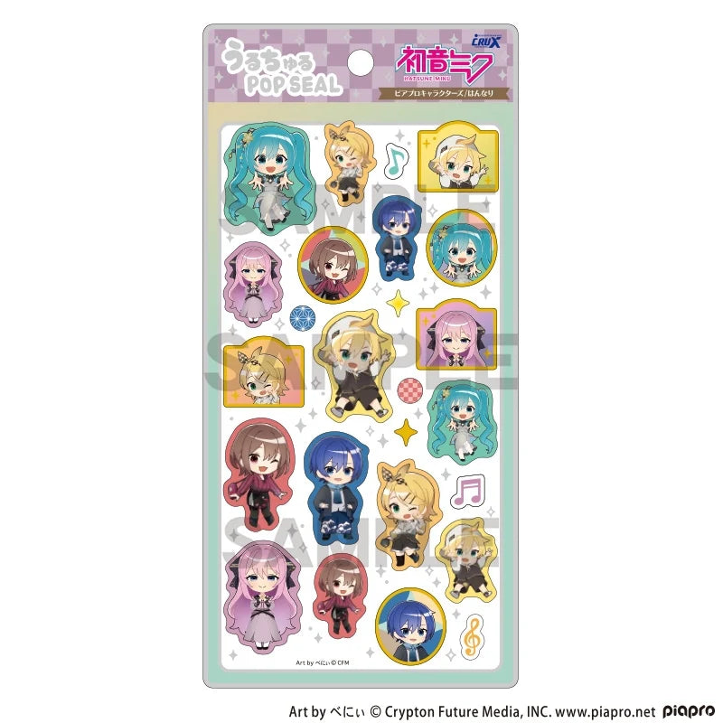 Hatsune Miku Pop Seal Stickers (Purple)