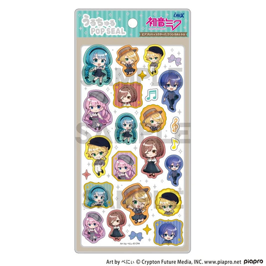 Hatsune Miku Pop Seal Stickers (Teal)