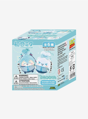 You never know what's inside! Fun, random surprises in every box. Try your luck with the Hatsune Miku X CinnamorollSeries!