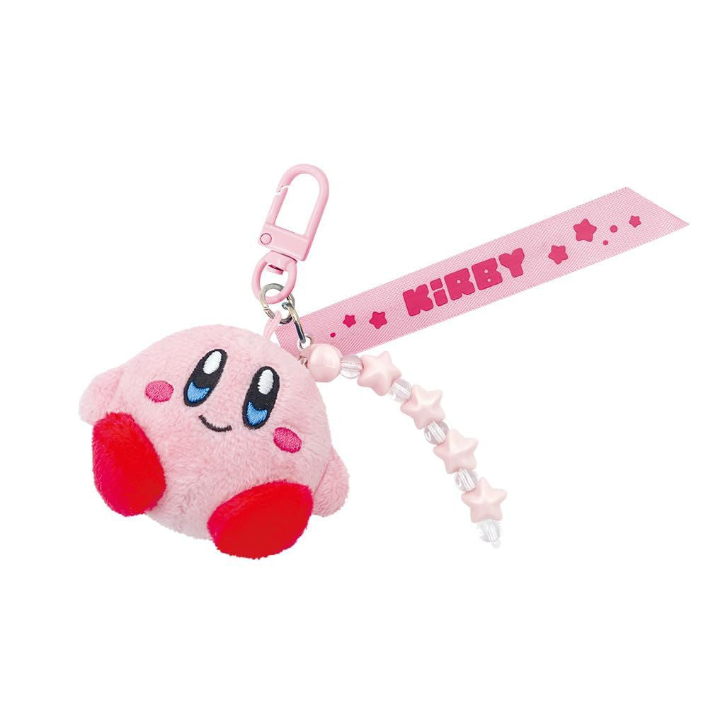 OST Kirby Of The Stars Nukuizu Three Linked Keychain Kirby (Smiling)