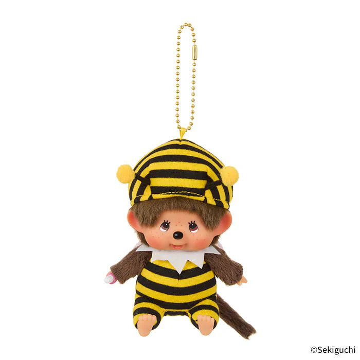 Bee Monchichi Keychain