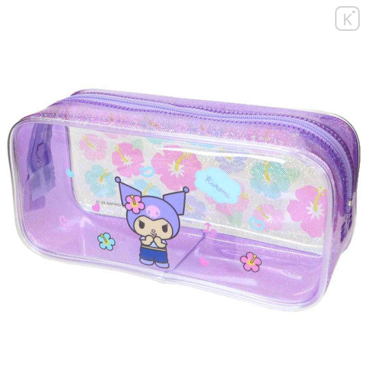 Japan Sanrio Glitter Pen Pouch - Kuromi : Sunburn